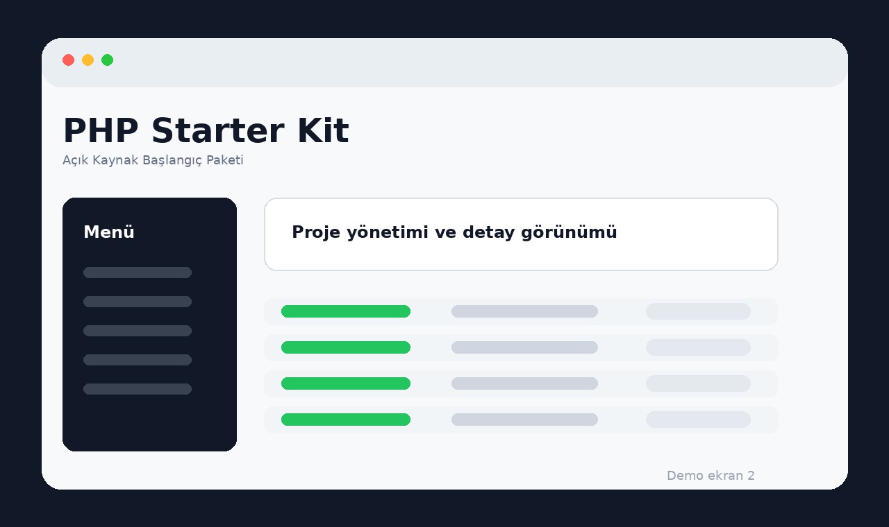 PHP Starter Kit proje görseli 2